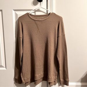 American Eagle Waffle top